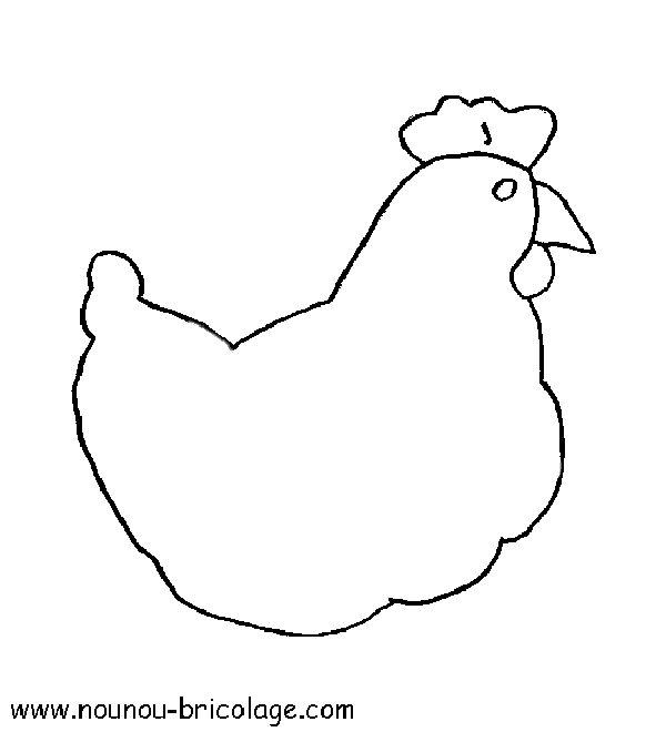 Desenho Para Colorir galinha - Imagens Grátis Para Imprimir - img 17550