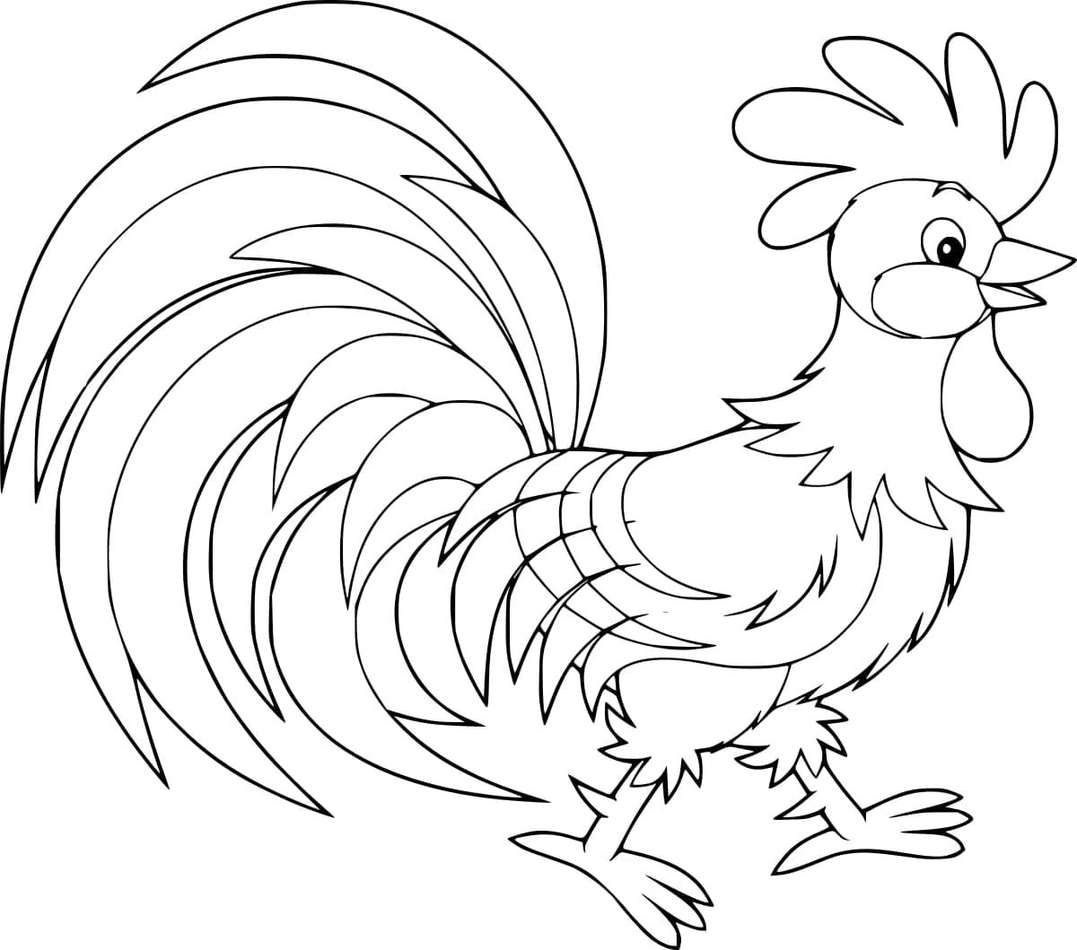 Desenho gratuito Galo #207132 da colecao Animais para imprimir Desenho gratuito Galo #207132 da colecao Animais para imprimir