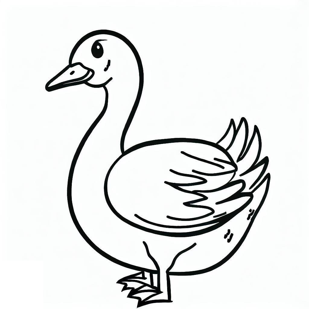 Desenho gratuito Ganso #188110 da colecao Animais para imprimir