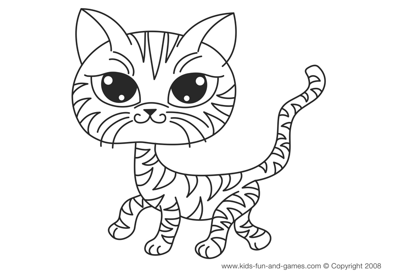 Página para colorir: Gatinho (animais) #18133 - Páginas para Colorir Imprimíveis Gratuitamente