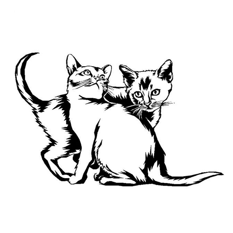 Página para colorir: Gato (animais) #1785 - Páginas para Colorir Imprimíveis Gratuitamente