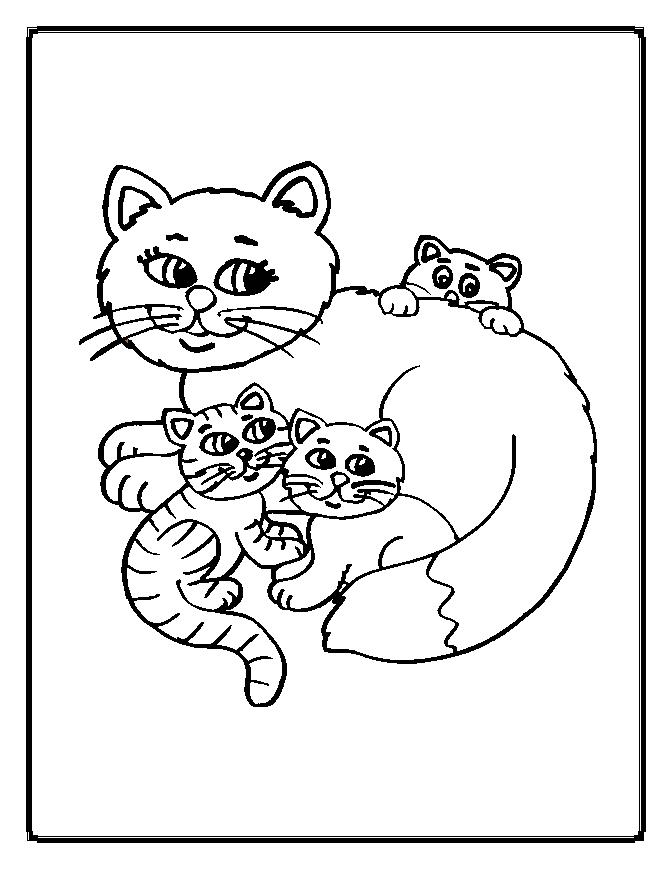 Página para colorir: Gato (animais) #1833 - Páginas para Colorir Imprimíveis Gratuitamente