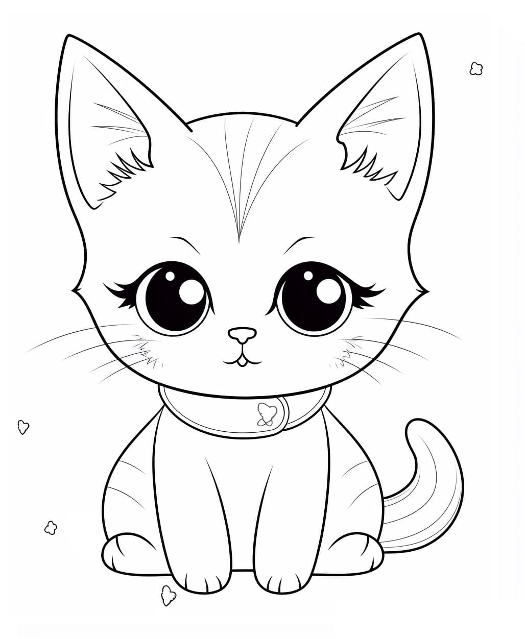 Desenho gratuito Gato Kawaii #216287 da colecao Animais para imprimir
