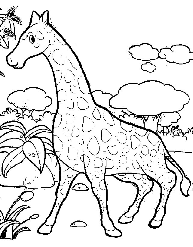 Página para colorir: Girafa (animais) #7262 - Páginas para Colorir Imprimíveis Gratuitamente