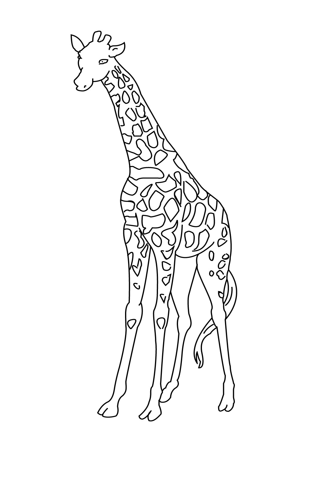 Página para colorir: Girafa (animais) #7281 - Páginas para Colorir Imprimíveis Gratuitamente