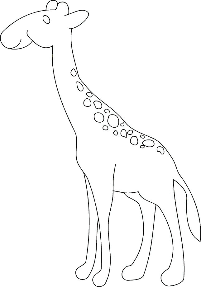 Página para colorir: Girafa (animais) #7293 - Páginas para Colorir Imprimíveis Gratuitamente