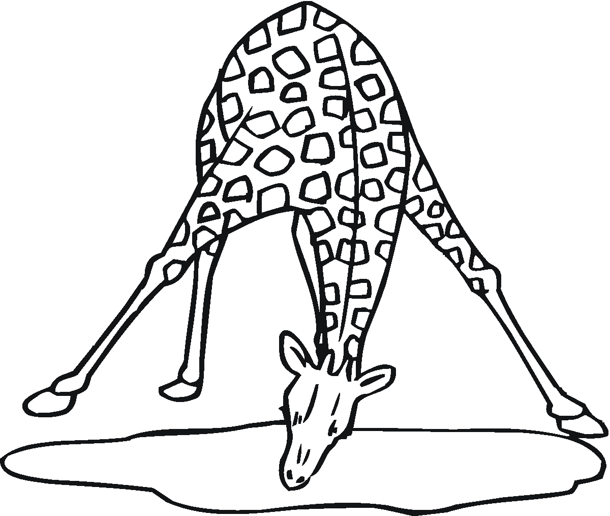 Página para colorir: Girafa (animais) #7299 - Páginas para Colorir Imprimíveis Gratuitamente