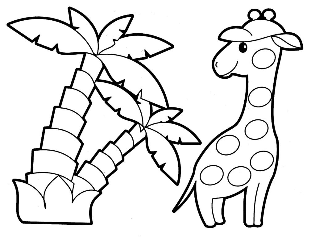 Página para colorir: Girafa (animais) #7352 - Páginas para Colorir Imprimíveis Gratuitamente