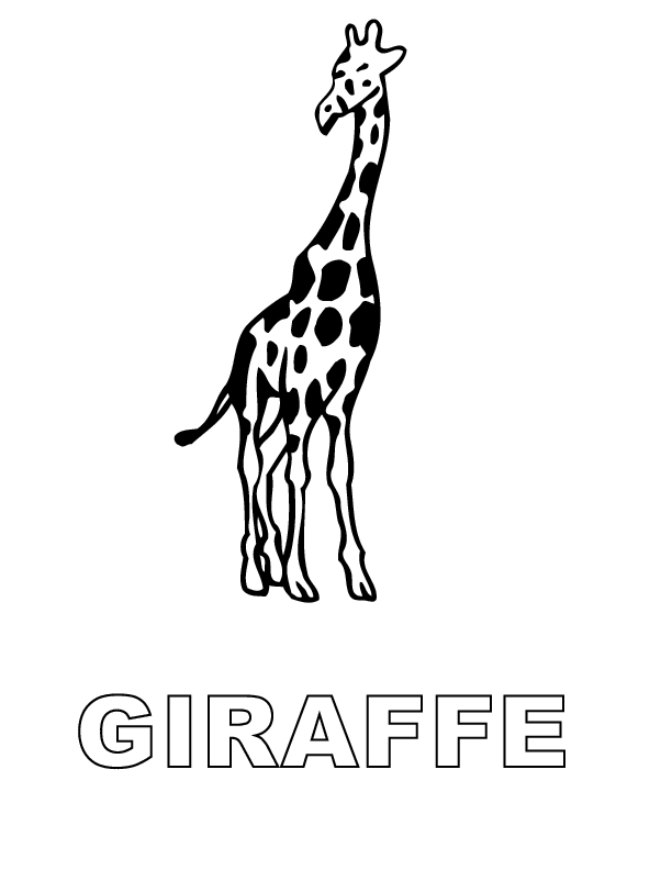 Página para colorir: Girafa (animais) #7398 - Páginas para Colorir Imprimíveis Gratuitamente