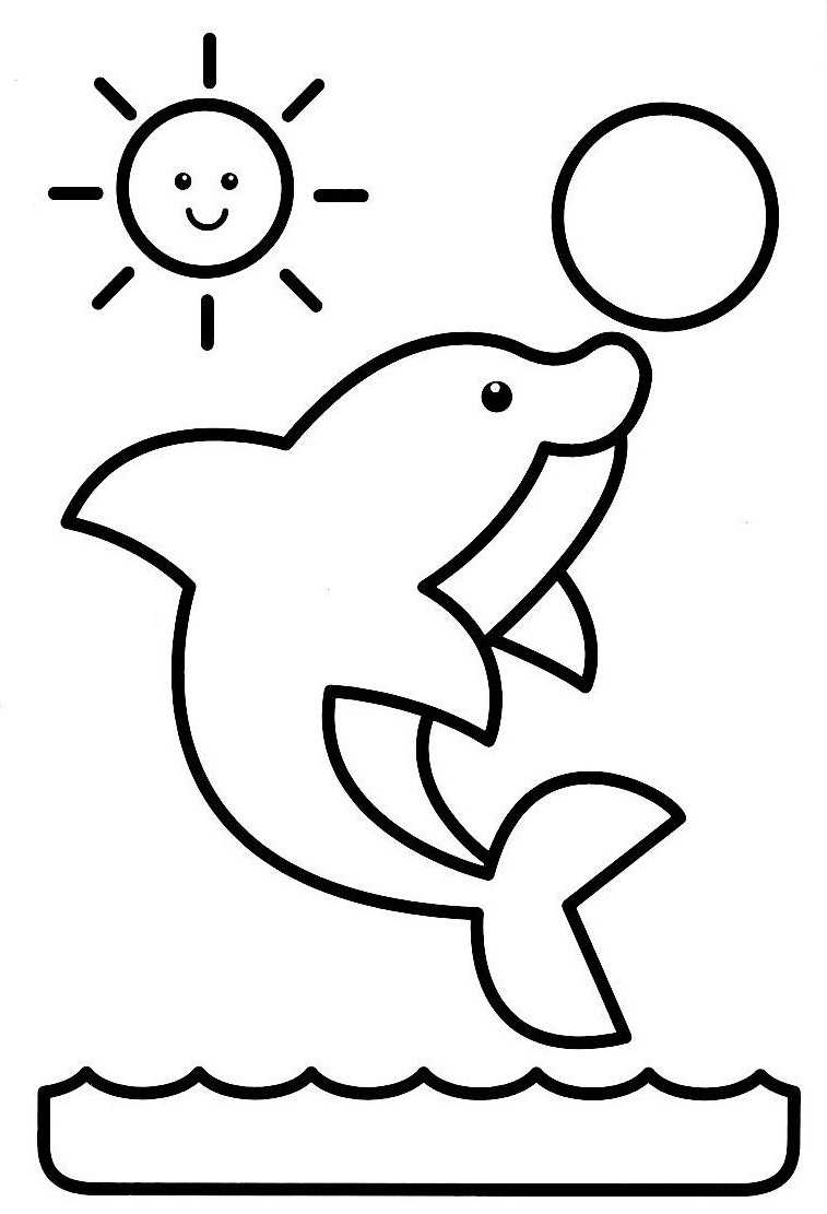Página para colorir: Golfinho (animais) #5111 - Páginas para Colorir Imprimíveis Gratuitamente