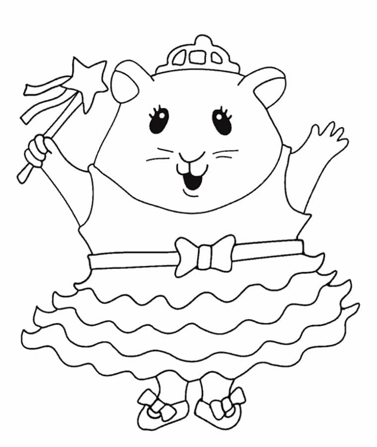 Desenho imprimível de Hamster #188811 para colorir, pertence à coleção Animais Desenho imprimível de Hamster #188811 para colorir, pertence à coleção Animais