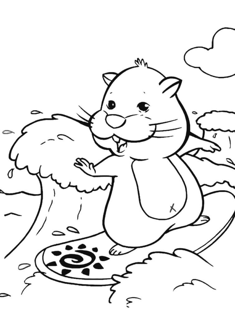 Desenho gratuito Hamster #188812 da colecao Animais para imprimir