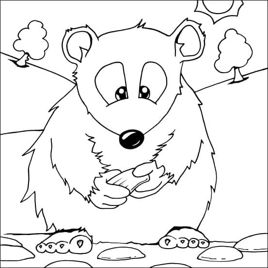 Página para colorir de Hamster #188838 pertencente à coleção Animais
