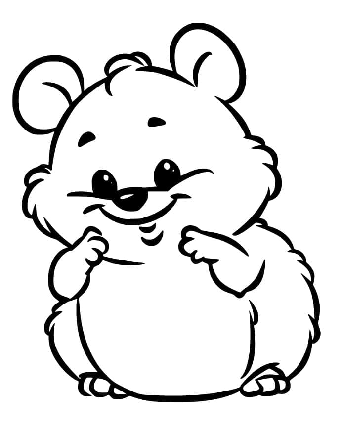 Desenho gratuito Hamster #188844 da colecao Animais para imprimir
