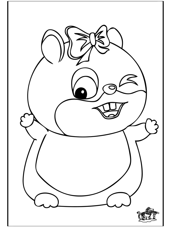 Página para colorir: hamster (animais) #8031 - Páginas para Colorir Imprimíveis Gratuitamente