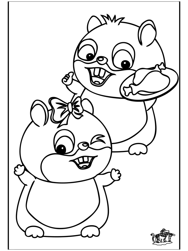 Página para colorir: hamster (animais) #8036 - Páginas para Colorir Imprimíveis Gratuitamente