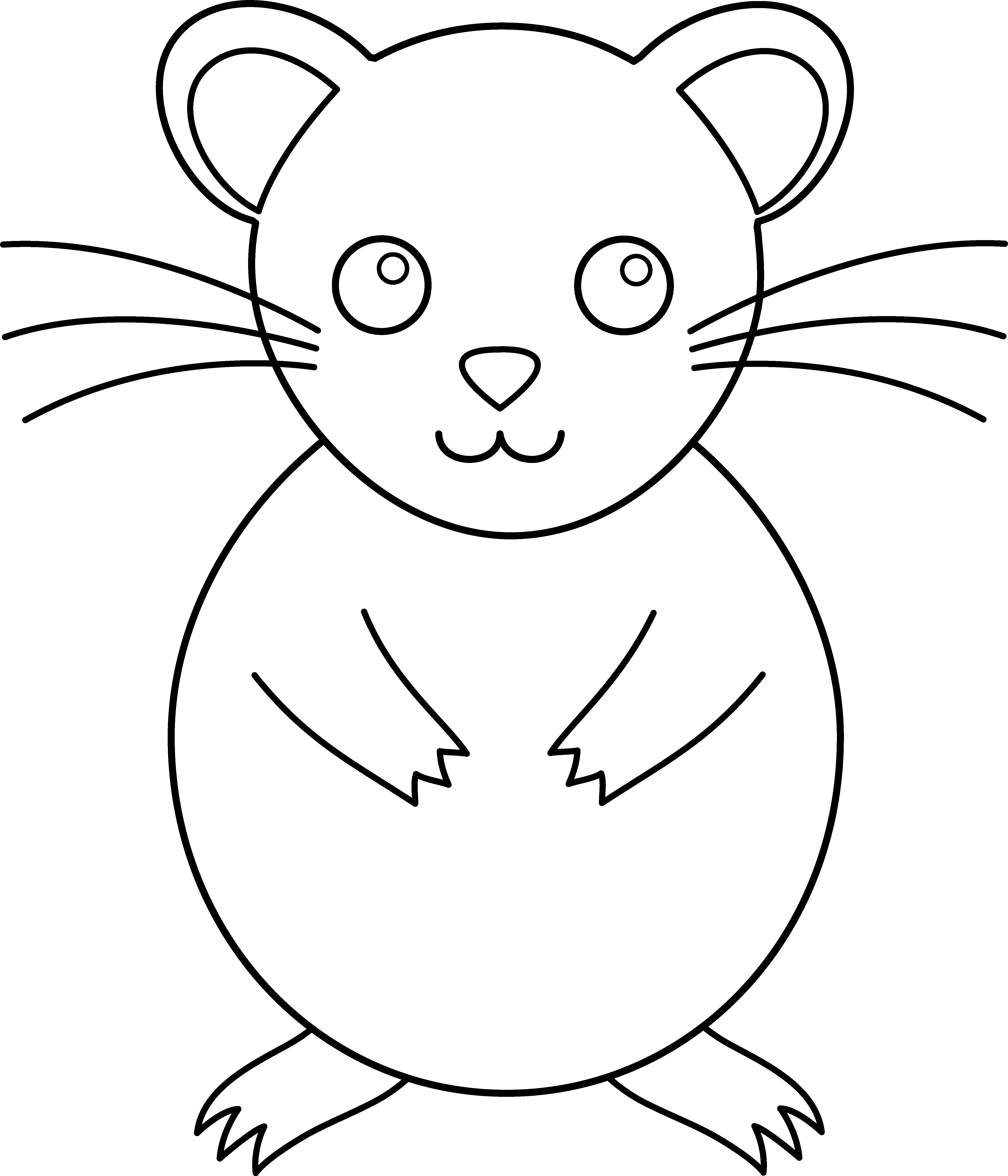 Página para colorir: hamster (animais) #8063 - Páginas para Colorir Imprimíveis Gratuitamente