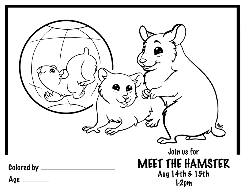 Página para colorir: hamster (animais) #8095 - Páginas para Colorir Imprimíveis Gratuitamente