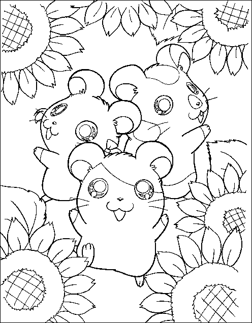 Página para colorir: hamster (animais) #8096 - Páginas para Colorir Imprimíveis Gratuitamente