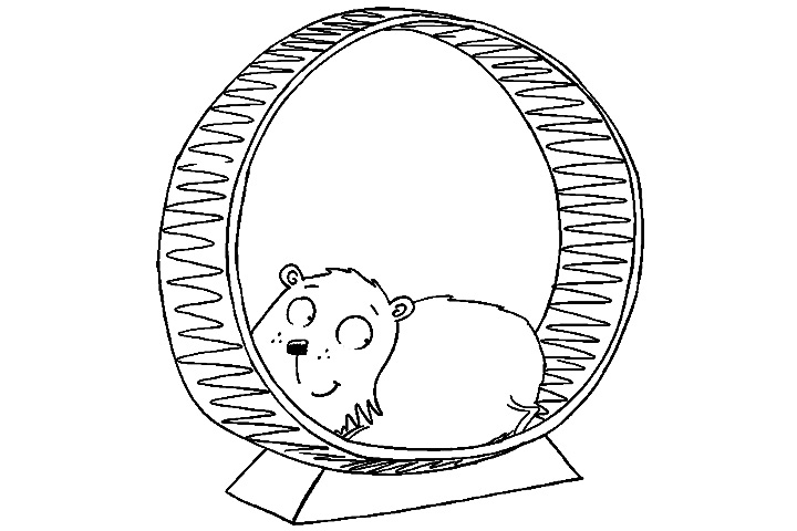 Página para colorir: hamster (animais) #8100 - Páginas para Colorir Imprimíveis Gratuitamente