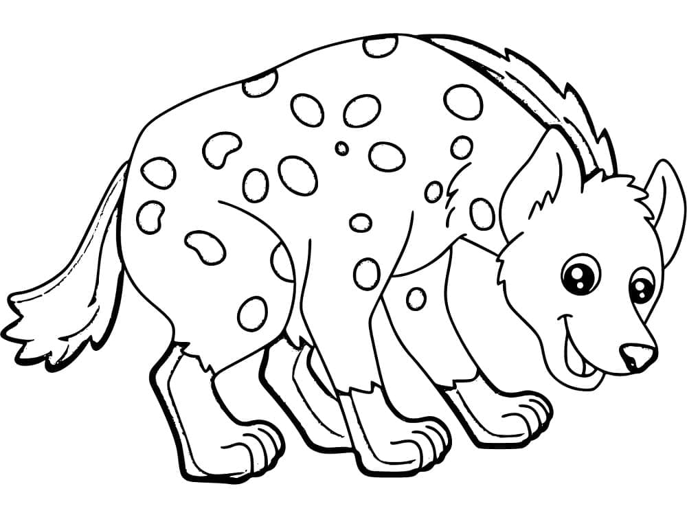 Desenho gratuito Hiena #186930 da colecao Animais para imprimir