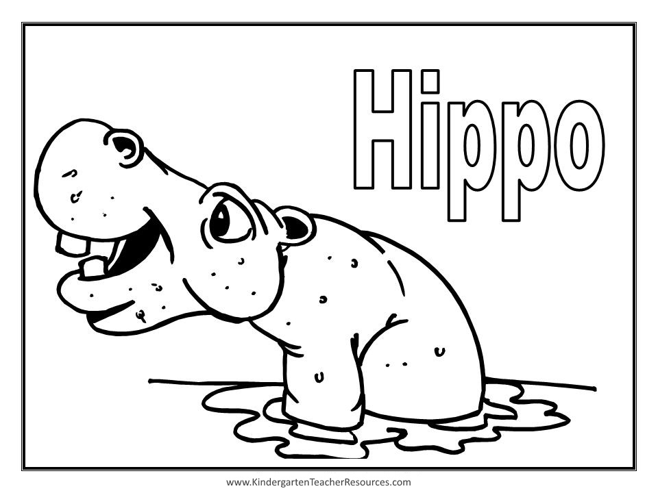 Página para colorir: hipopótamo (animais) #8677 - Páginas para Colorir Imprimíveis Gratuitamente