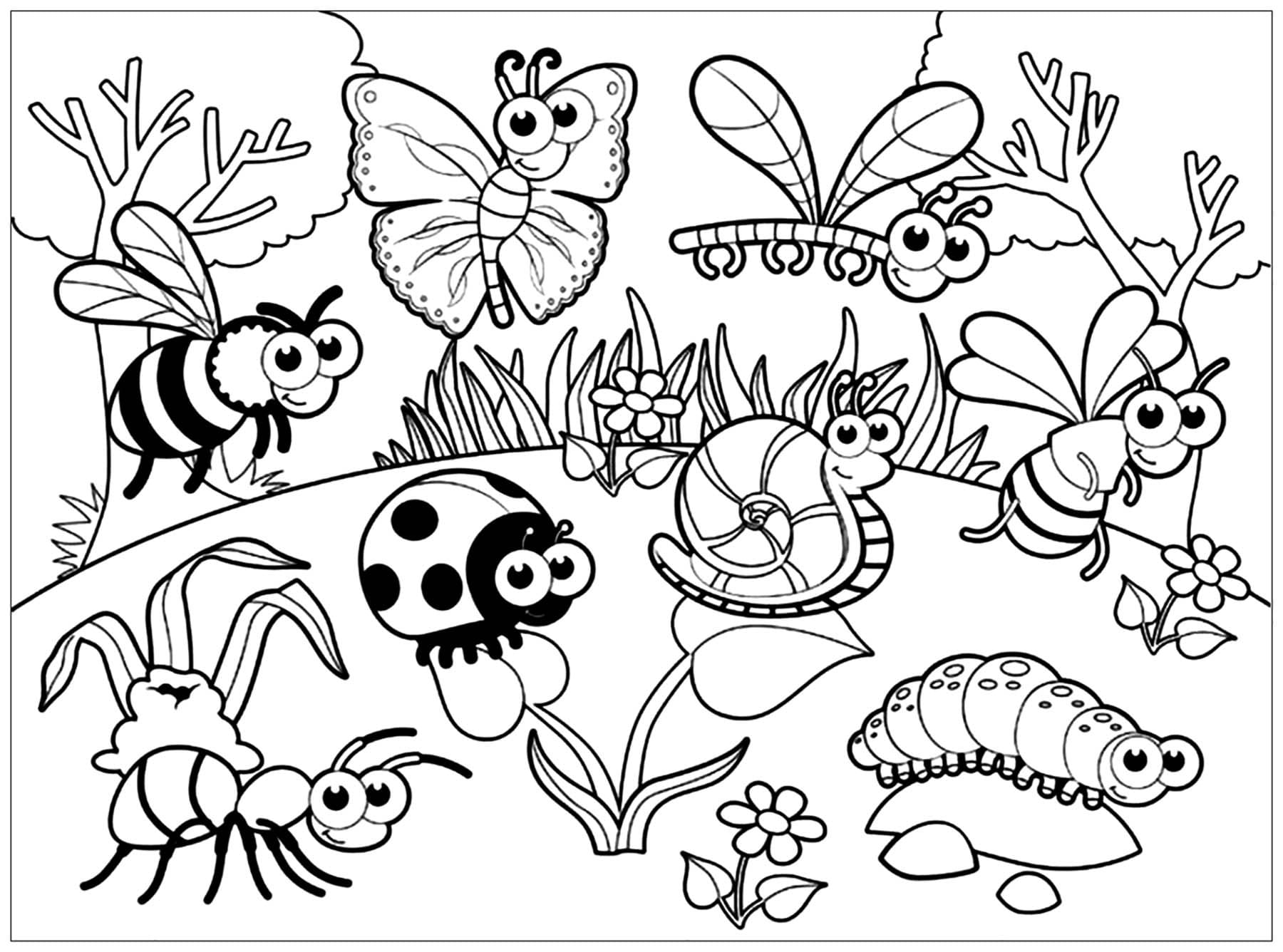 Desenho gratuito Inseto #179764 da colecao Animais para imprimir