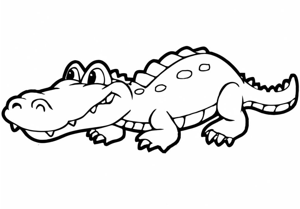 Desenho gratuito Jacaré #210191 da colecao Animais para imprimir