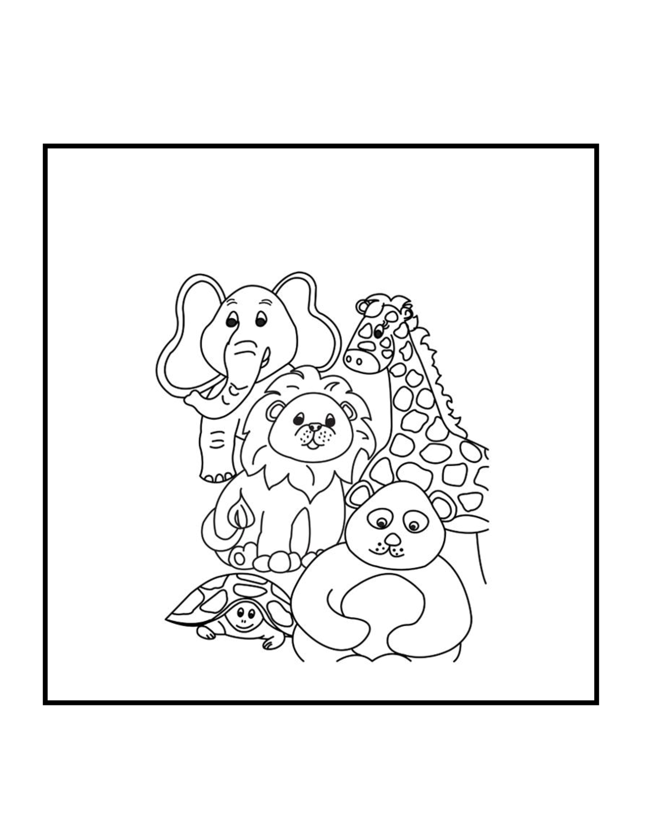 Página para colorir: Jardim zoológico (animais) #12896 - Páginas para Colorir Imprimíveis Gratuitamente