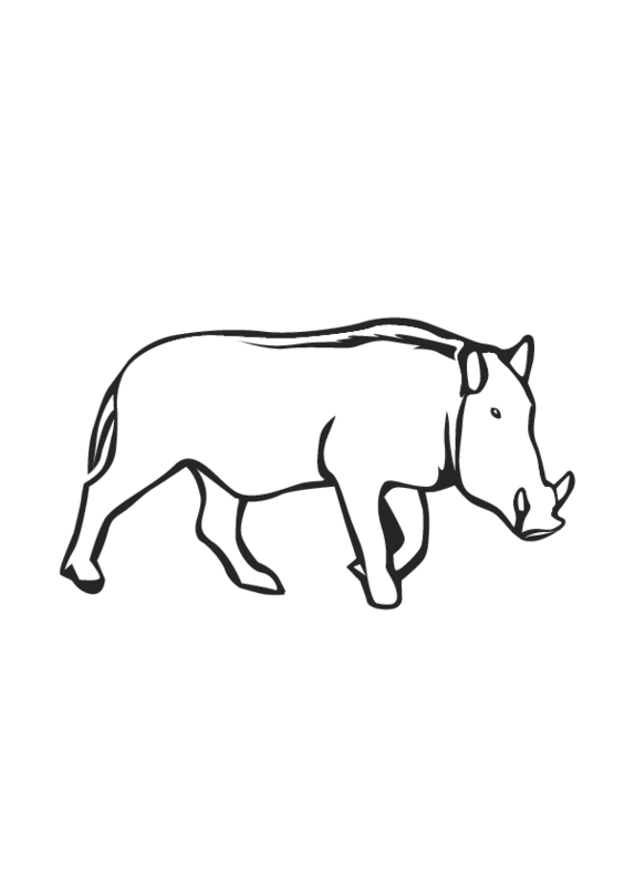 Desenho gratuito Javali #14690 da colecao Animais para imprimir