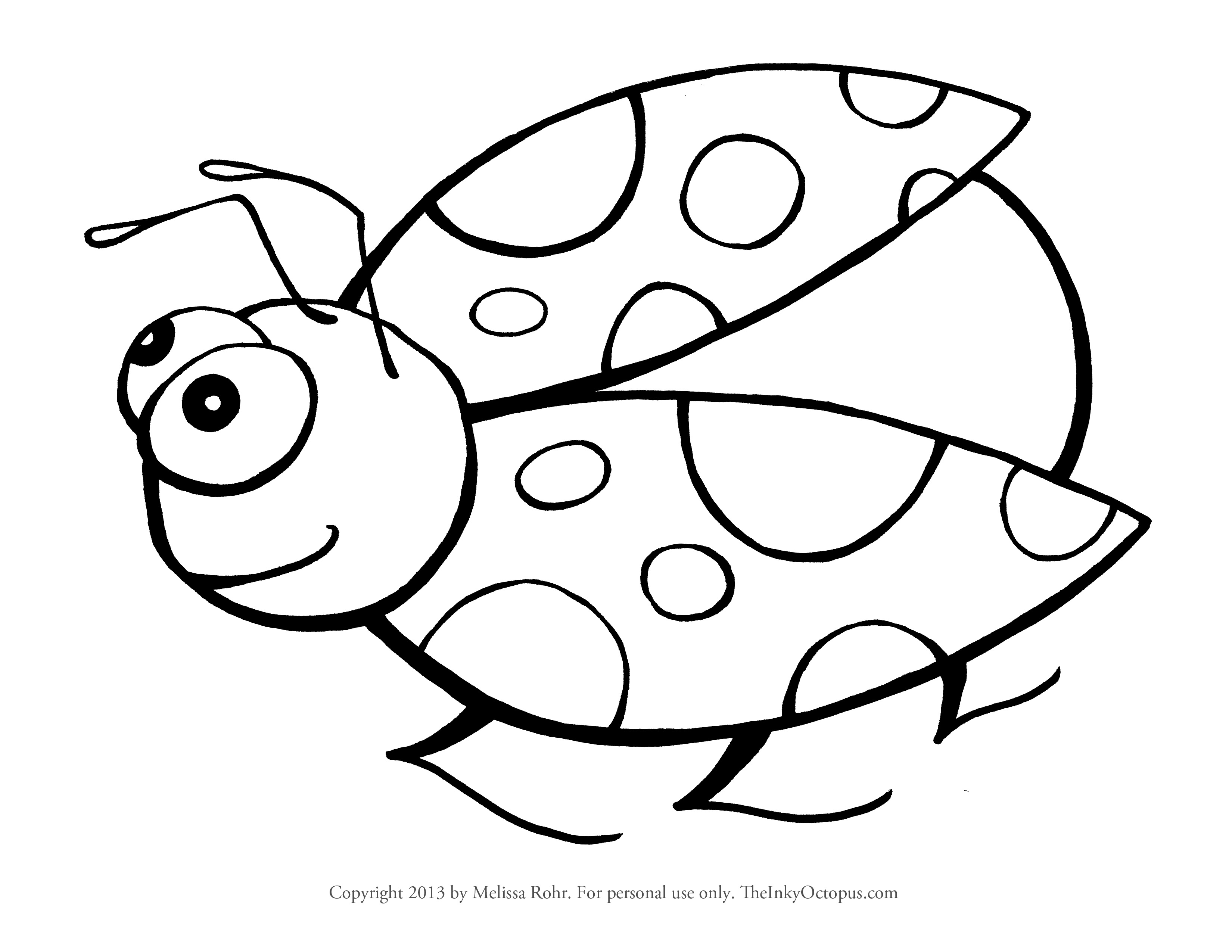 Página para colorir: Joaninha (animais) #3389 - Páginas para Colorir Imprimíveis Gratuitamente