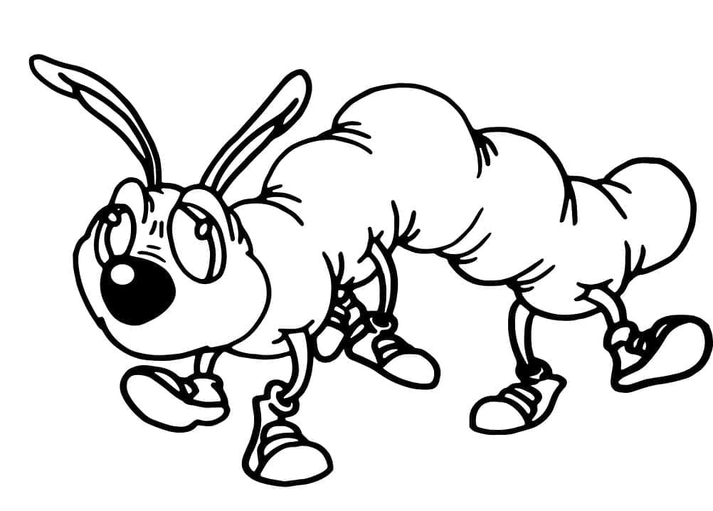 Desenho gratuito Lagarta #210390 da colecao Animais para imprimir