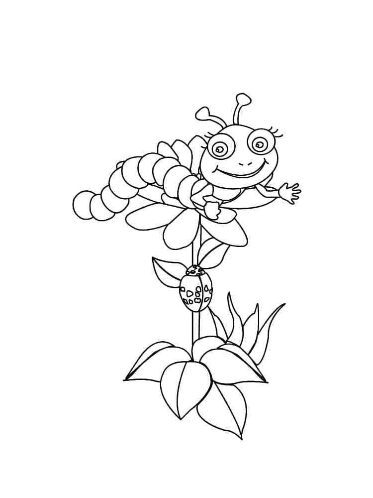 Desenho gratuito Lagarta #210395 da colecao Animais para imprimir