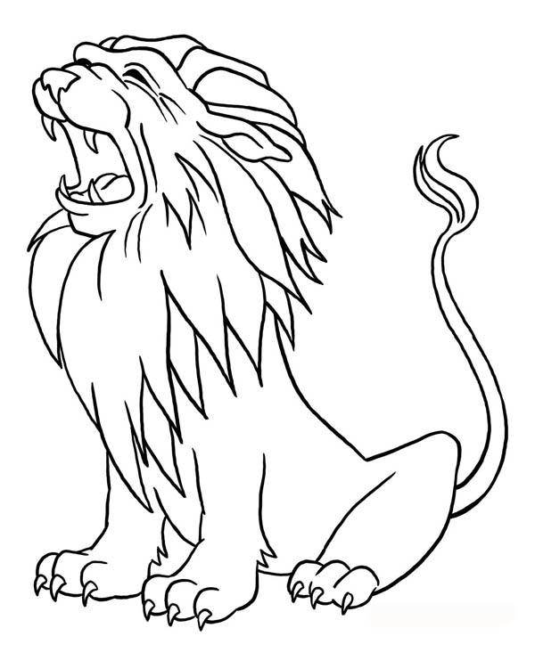 Página para colorir: Leão (animais) #10386 - Páginas para Colorir Imprimíveis Gratuitamente