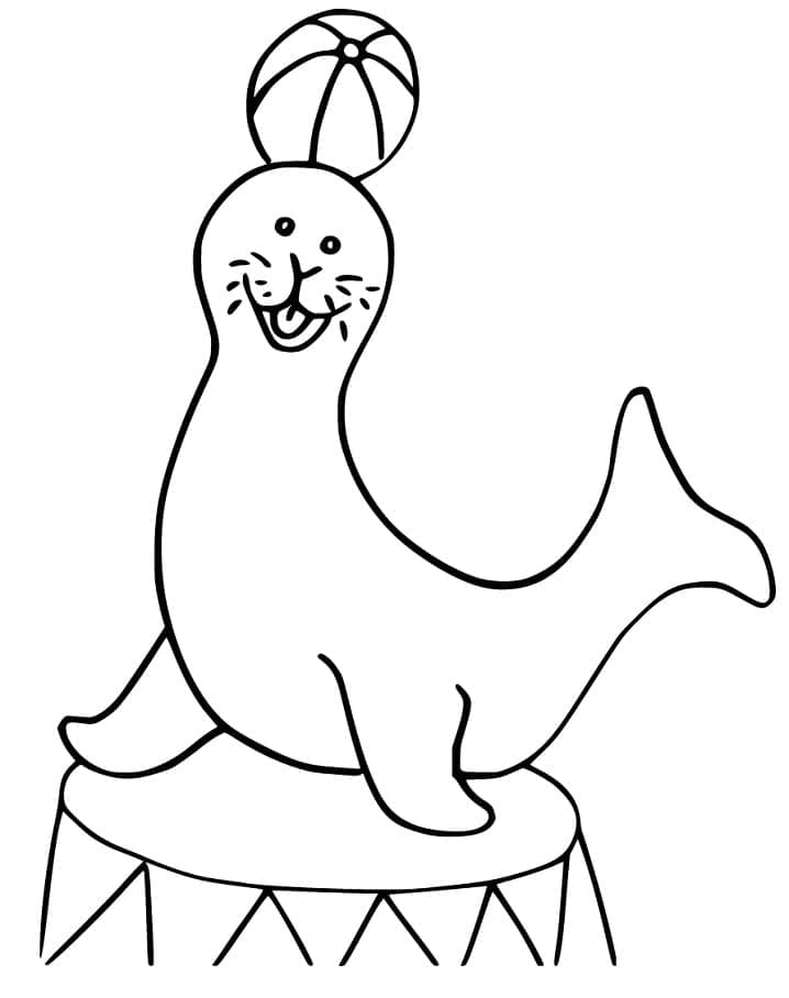 Desenho gratuito Leão-marinho #192527 da colecao Animais para imprimir