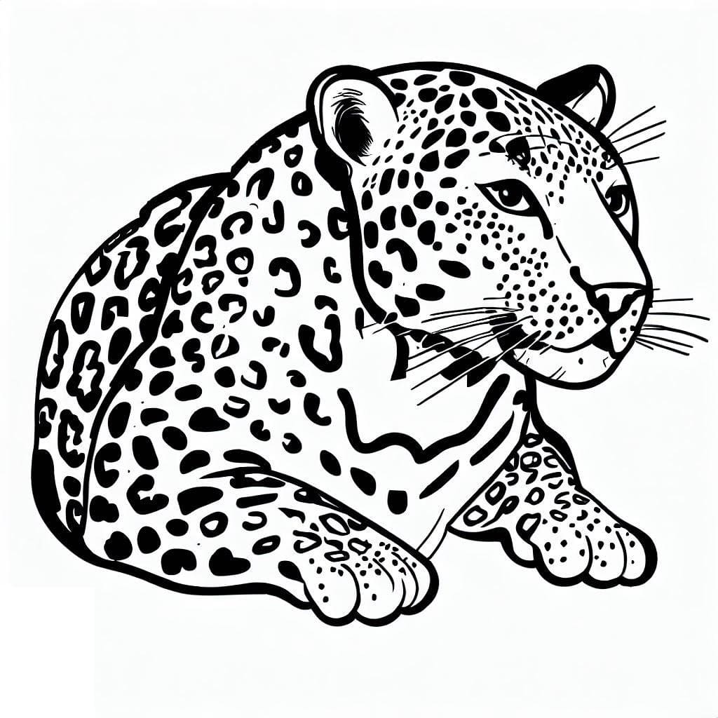 Desenho gratuito Leopardo #189134 da colecao Animais para imprimir