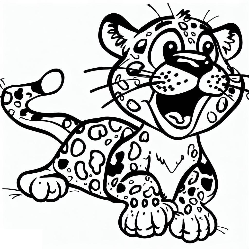 Desenho gratuito Leopardo #189141 da colecao Animais para imprimir