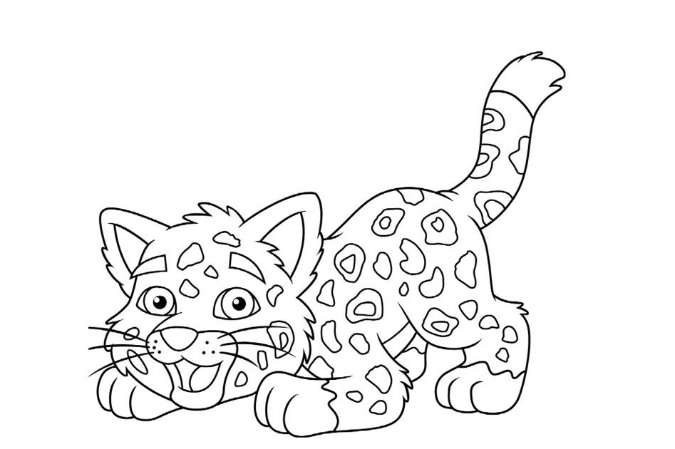 Página para colorir: Leopardo (animais) #9703 - Páginas para Colorir Imprimíveis Gratuitamente
