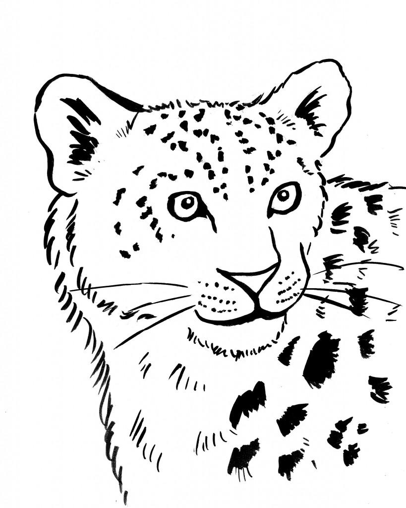 Página para colorir: Leopardo (animais) #9742 - Páginas para Colorir Imprimíveis Gratuitamente