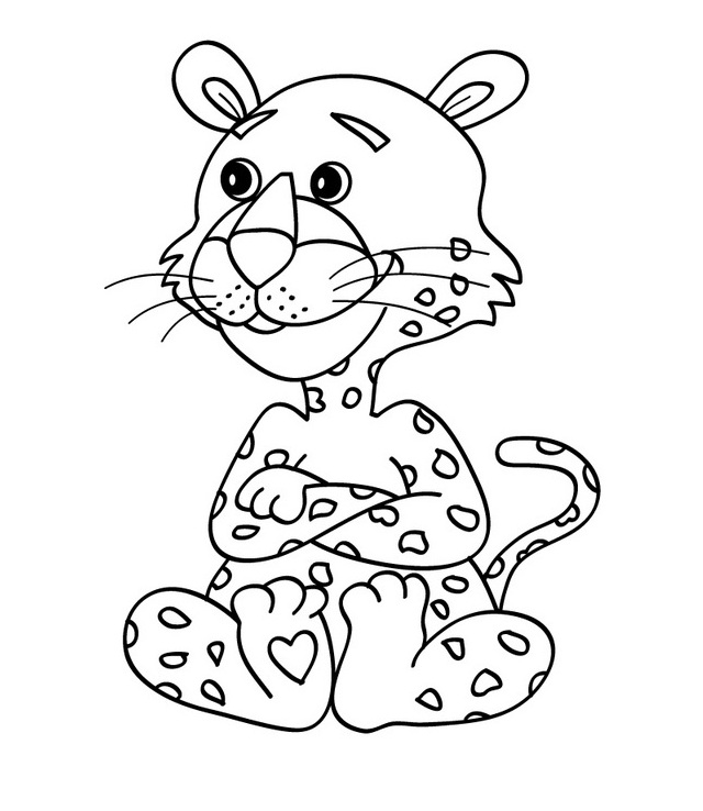 Página para colorir: Leopardo (animais) #9746 - Páginas para Colorir Imprimíveis Gratuitamente