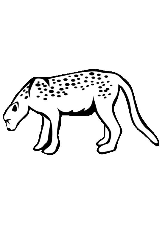 Página para colorir: Leopardo (animais) #9839 - Páginas para Colorir Imprimíveis Gratuitamente