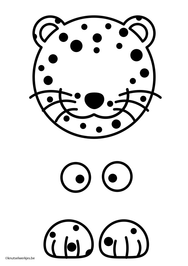 Página para colorir: Leopardo (animais) #9848 - Páginas para Colorir Imprimíveis Gratuitamente