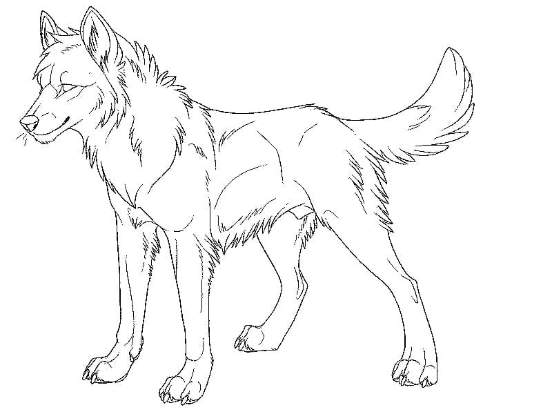 Desenho gratuito Lobo #175240 da colecao Animais para imprimir