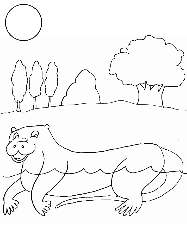 Página para colorir: Lontra (animais) #10718 - Páginas para Colorir Imprimíveis Gratuitamente
