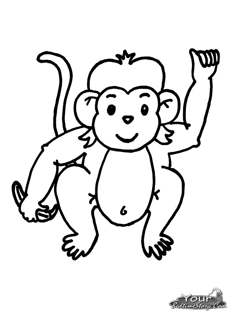 Página para colorir: Macaco (animais) #14156 - Páginas para Colorir Imprimíveis Gratuitamente