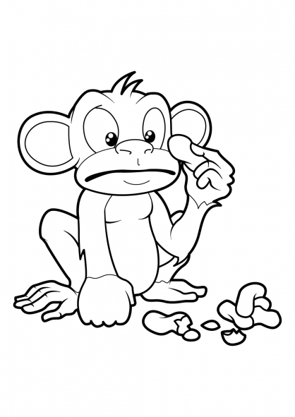 Página para colorir: Macaco (animais) #14157 - Páginas para Colorir Imprimíveis Gratuitamente