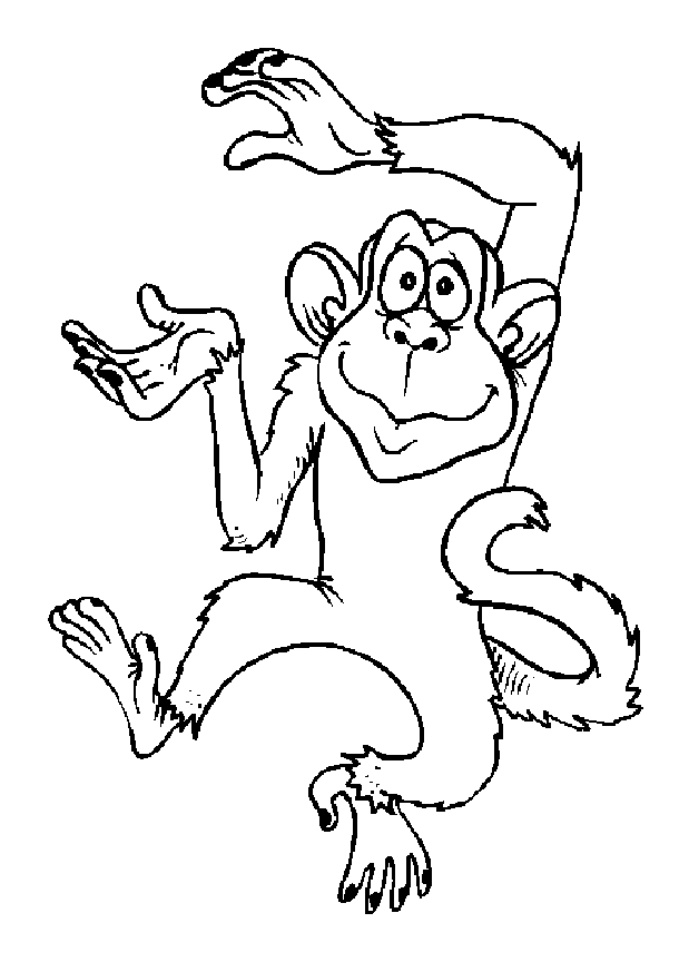 Página para colorir: Macaco (animais) #14224 - Páginas para Colorir Imprimíveis Gratuitamente
