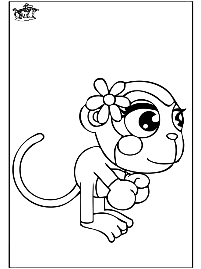 Página para colorir: Macaco (animais) #14306 - Páginas para Colorir Imprimíveis Gratuitamente