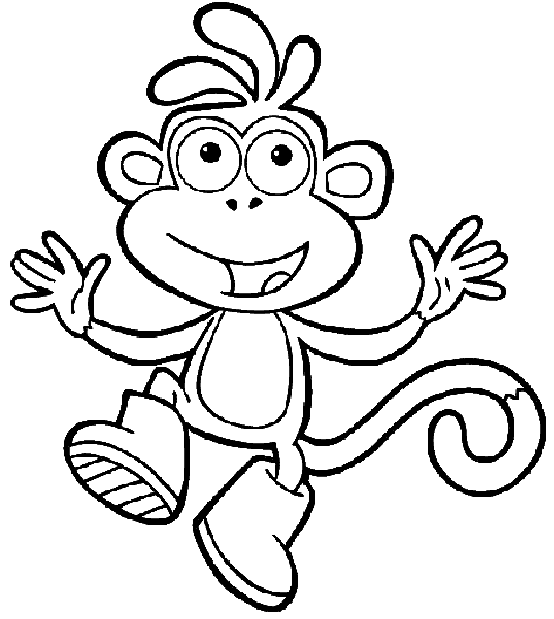 Página para colorir: Macaco (animais) #14308 - Páginas para Colorir Imprimíveis Gratuitamente