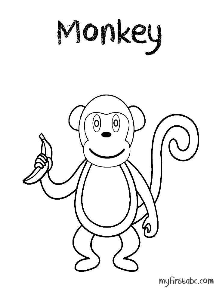 Página para colorir: Macaco (animais) #14322 - Páginas para Colorir Imprimíveis Gratuitamente
